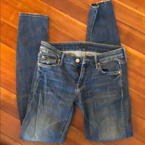 Low rise skinny mother denim size 27